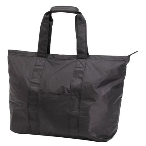 muji packable tote.